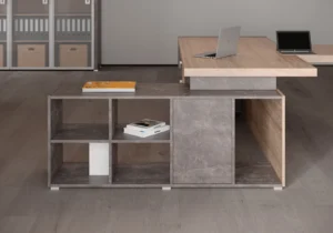 Стол письменный с асимметричными опорами Солид Б (Solid B) 180 × 88 × 75 см — арт. SOB39110623