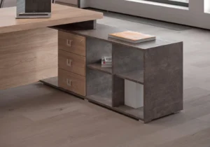 Стол письменный с асимметричными опорами Солид Б (Solid B) 180 × 88 × 75 см — арт. SOB39110623