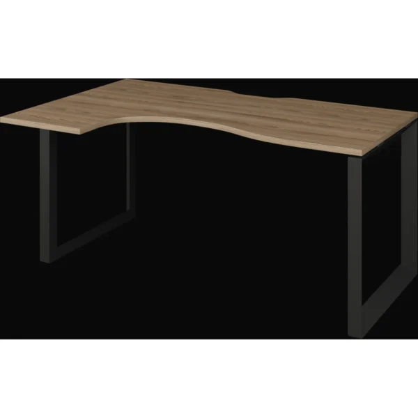 Стол эргономичный левый на металлокаркасе (НТМП.О-040.ЛВ)