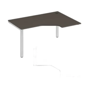 Эргономичный стол правый Тренд металл (Trend Metal) 160 × 120 × 75 см — арт. TDM32215514
