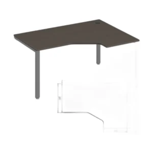Эргономичный стол правый Тренд металл (Trend Metal) 160 × 120 × 75 см — арт. TDM32215515
