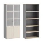 Шкаф для бумаг со стеклом (стекло в раме) Тесс (Tess) 90 × 45 × 207 см — арт. TES38150034