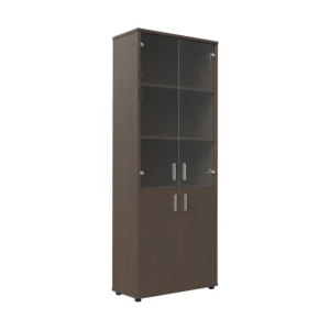 Шкаф для бумаг со стеклом Гранд (Grand) 77.6 × 36 × 199.4 см — арт. TRD28550001