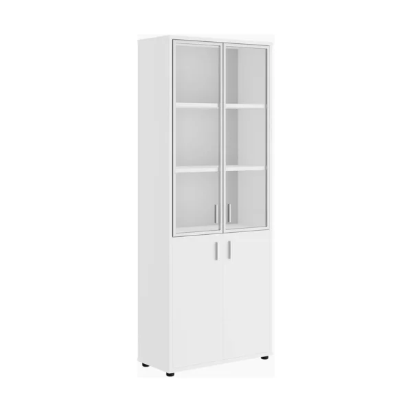 Шкаф для бумаг со стеклом Тренд (Trend) 77.6 × 36 × 199.4 см — арт. TRD28550604
