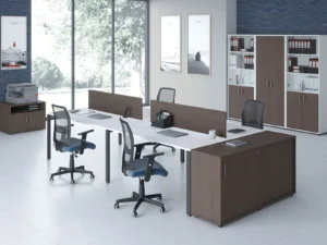 Стол письменный на металлоопорах Тренд (Trend) 160 × 72 × 75 см — арт. TDM32212384