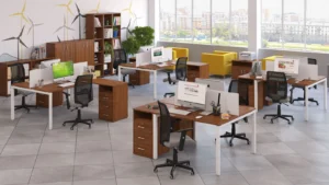 Стол письменный на металлоопорах Тренд (Trend) 160 × 72 × 75 см — арт. TDM32212384