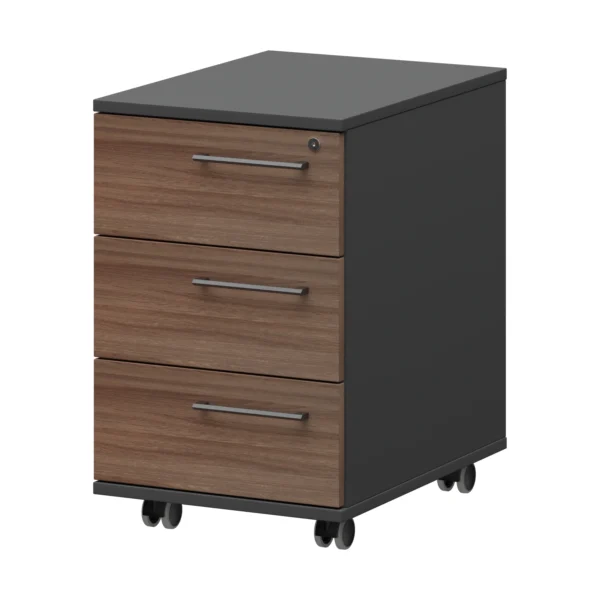 Тумба мобильная/подвесная левая Кортез (KZT-61L) 41.6 × 56.8 × 64.8 см — арт. SIMFI-33436