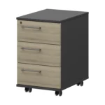 Тумба мобильная/подвесная правая Кортез (KZT-61R) 41.6 × 56.8 × 64.8 см