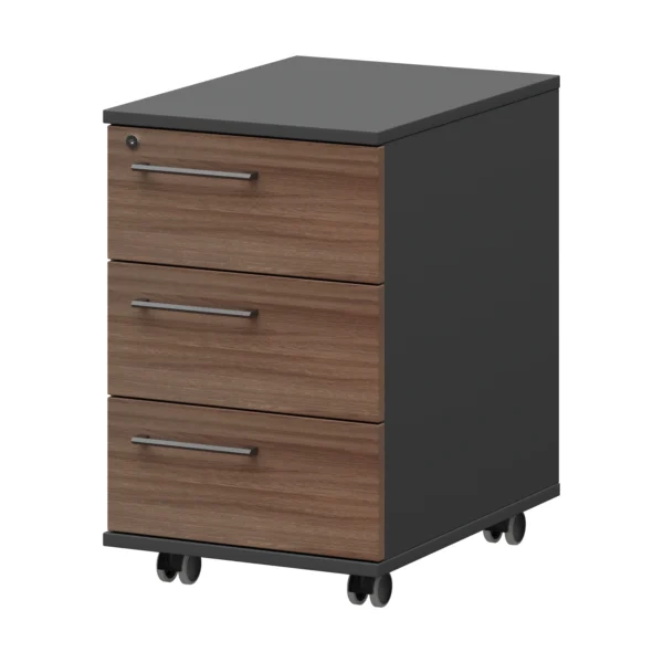Тумба мобильная/подвесная правая Кортез (KZT-61R) 41.6 × 56.8 × 64.8 см — арт. SIMFI-33443