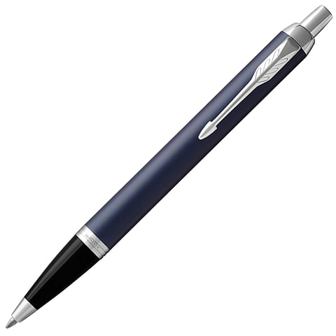 Ручка шариковая PARKER "IM Core Matte Blue CT", корпус темно-синий лак, хромированные детали, синяя, 1931668 Ручка шариковая PARKER "IM Core Matte Blue CT", корпус темно-синий лак, хромированные детали, синяя, 1931668 — арт. SAMSON-142539