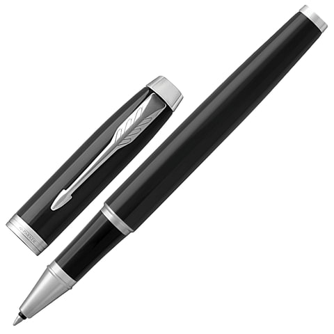Ручка-роллер PARKER "IM Core Black Lacquer CT", корпус черный глянцевый лак, хромированные детали, черная, 1931658 Ручка-роллер PARKER "IM Core Black Lacquer CT", корпус черный глянцевый лак, хромированные детали, черная, 1931658 — арт. SAMSON-142529