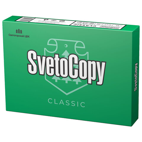 Бумага офисная А4, 80 г/м2, 500 л., марка С, SVETOCOPY CLASSIC, Россия, 146% (CIE) Бумага офисная А4, 80 г/м2, 500 л., марка С, SVETOCOPY CLASSIC, Россия, 146% (CIE) — арт. SAMSON-110086