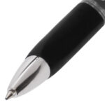 Ручка гелевая автоматическая с грипом BRAUBERG "Black Jack", ЧЕРНАЯ, трехгранная, узел 0,7 мм, линия письма 0,5 мм, 141552 — арт. SAMSON-141552