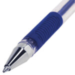 Ручка шариковая с грипом BRAUBERG "X-Writer", СИНЯЯ, узел 0,7 мм, линия письма 0,35 мм, 142403 — арт. SAMSON-142403