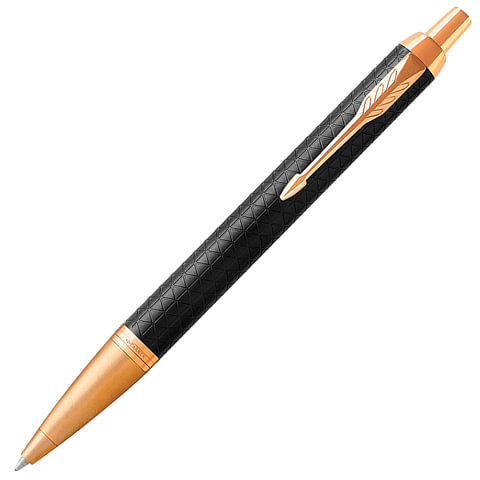 Ручка шариковая PARKER "IM Premium Black GT", корпус черный матовый с гравировкой, позолоченные детали, синяя, 1931667 Ручка шариковая PARKER "IM Premium Black GT", корпус черный матовый с гравировкой, позолоченные детали, синяя, 1931667 — арт. SAMSON-142515