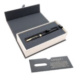 Ручка перьевая PARKER "Sonnet Core Matt Black GT", корпус черный матовый лак, позолоченные детали, черная, 1931516 — арт. SAMSON-142357