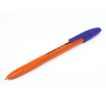 Ручка шариковая BRAUBERG "X-333 Orange", СИНЯЯ, корпус оранжевый, узел 0,7 мм, линия письма 0,35 мм, 142409 — арт. SAMSON-142409