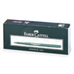 Ручка капиллярная (линер) FABER-CASTELL "Finepen 1511", СИНЯЯ, корпус темно-зеленый, линия письма 0,4 мм, 151151 — арт. SAMSON-140994