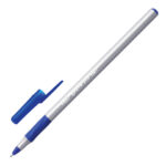 Ручка шариковая с грипом BIC "Round Stic Exact", СИНЯЯ, корпус серый, узел 0,7 мм, линия письма 0,28 мм, 918543 — арт. SAMSON-141767