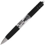 Ручка гелевая автоматическая с грипом BRAUBERG "Black Jack", ЧЕРНАЯ, трехгранная, узел 0,7 мм, линия письма 0,5 мм, 141552 — арт. SAMSON-141552