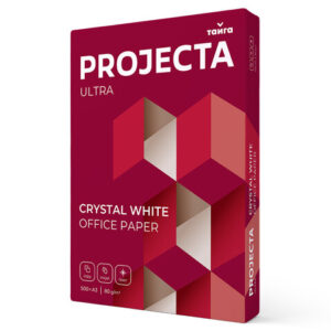 Бумага офисная БОЛЬШОГО ФОРМАТА (297х420), А3, 80 г/м2, 500 л., марка А, PROJECTA ULTRA, Россия, 162% (CIE) — арт. SAMSON-114749