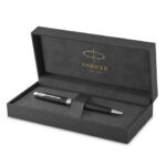 Ручка шариковая PARKER "Sonnet Core Matt Black CT", черный матовый лак, палладий, черная, 1931524 — арт. SAMSON-142355