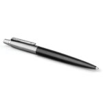 Ручка шариковая PARKER "Jotter Core Bond Street Black CT", корпус черный, детали хром, синяя, 1953184 — арт. SAMSON-142381