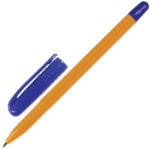 Ручка шариковая STAFF "EVERYDAY BP-247 Orange", СИНЯЯ, шестигранная, корпус оранжевый, линия письма 0,5 мм, 142661 — арт. SAMSON-142661