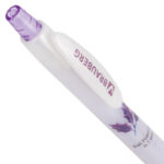 Ручка шариковая автоматическая с грипом BRAUBERG "Herb Time", СИНЯЯ, корпус ассорти, узел 0,7 мм, линия письма 0,35 мм, 141286 — арт. SAMSON-141286