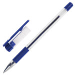 Ручка шариковая с грипом BRAUBERG "X-Writer", СИНЯЯ, узел 0,7 мм, линия письма 0,35 мм, 142403 — арт. SAMSON-142403