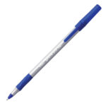 Ручка шариковая с грипом BIC "Round Stic Exact", СИНЯЯ, корпус серый, узел 0,7 мм, линия письма 0,28 мм, 918543 — арт. SAMSON-141767
