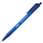 Ручка шариковая автоматическая BIC "Round Stic Clic", СИНЯЯ, узел 1 мм, линия письма 0,32 мм, 926376 — арт. SAMSON-141772