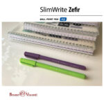 Ручка шариковая BRUNO VISCONTI "SlimWrite", "Zefir", СИНЯЯ, корпус ассорти, узел 0,5 мм, линия письма 0,3 мм, 20-0204 — арт. SAMSON-142912