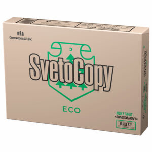 Бумага офисная А4, 80 г/м2, 500 л., SVETOCOPY ECO, белизна 60%, Россия — арт. SAMSON-114324