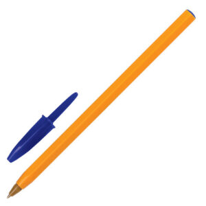 Ручка шариковая BIC "Orange", СИНЯЯ, корпус оранжевый, узел 0,8 мм, линия письма 0,3 мм, 8099221 — арт. SAMSON-140057