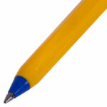Ручка шариковая SCHNEIDER (Германия) "Tops 505 F", СИНЯЯ, корпус желтый, узел 0,8 мм, линия письма 0,4 мм, 150503 — арт. SAMSON-141216