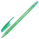 Ручка шариковая BRAUBERG "X-333" NEON, СИНЯЯ, корпус тонированный ассорти, узел 0,7 мм, линия письма 0,35 мм, 142829 — арт. SAMSON-142829