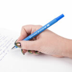 Ручка шариковая BRAUBERG "Capital blue", СИНЯЯ, корпус soft-touch голубой, узел 0,7 мм, линия письма 0,35 мм, 142493 — арт. SAMSON-142493