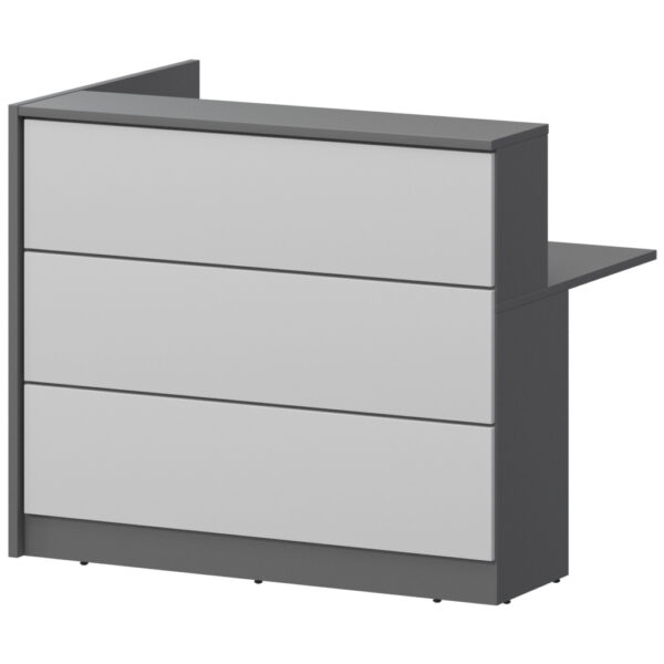 Стойка ресепшен Смарт СМР-22.12 Модуль завершающий высокий правый — арт. SIMFI-45730