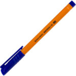 Ручка шариковая BRAUBERG "ORANGE", СИНЯЯ, трехгранная, корпус оранжевый, узел 1 мм, линия письма 0,5 мм, 142402 — арт. SAMSON-142402