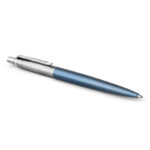 Ручка шариковая PARKER "Jotter Core Waterloo Blue CT", корпус голубой, детали хром, синяя, 1953191 — арт. SAMSON-142383