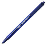 Ручка шариковая автоматическая BIC "Round Stic Clic", СИНЯЯ, узел 1 мм, линия письма 0,32 мм, 926376 — арт. SAMSON-141772