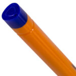 Ручка шариковая BRAUBERG "ORANGE", СИНЯЯ, трехгранная, корпус оранжевый, узел 1 мм, линия письма 0,5 мм, 142402 — арт. SAMSON-142402