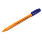 Ручка шариковая STAFF "EVERYDAY BP-247 Orange", СИНЯЯ, шестигранная, корпус оранжевый, линия письма 0,5 мм, 142661 — арт. SAMSON-142661