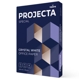 Бумага офисная БОЛЬШОГО ФОРМАТА (297х420), А3, 80 г/м2, 500 л., марка В, PROJECTA SPECIAL, Россия, 153% (CIE) — арт. SAMSON-114747