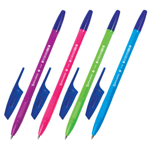 Ручка шариковая BRAUBERG "X-333" NEON SOLID, СИНЯЯ, корпус ассорти, узел 0,7 мм, линия письма 0,35 мм, 142831 Ручка шариковая BRAUBERG "X-333" NEON SOLID, СИНЯЯ, корпус ассорти, узел 0,7 мм, линия письма 0,35 мм, 142831 — арт. SAMSON-142831