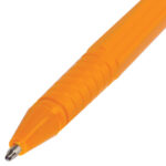 Ручка шариковая STAFF "EVERYDAY BP-247 Orange", СИНЯЯ, шестигранная, корпус оранжевый, линия письма 0,5 мм, 142661 — арт. SAMSON-142661