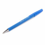 Ручка шариковая BRAUBERG "Capital blue", СИНЯЯ, корпус soft-touch голубой, узел 0,7 мм, линия письма 0,35 мм, 142493 — арт. SAMSON-142493