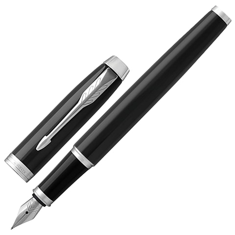 Ручка перьевая PARKER "IM Core Black Lacquer CT", корпус черный глянцевый лак, хромированные детали, синяя, 1931644 Ручка перьевая PARKER "IM Core Black Lacquer CT", корпус черный глянцевый лак, хромированные детали, синяя, 1931644 — арт. SAMSON-142528