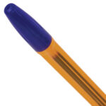 Ручка шариковая BRAUBERG "X-333" AMBER, СИНЯЯ, корпус тонированный оранжевый, узел 0,7 мм, линия письма 0,35 мм, 142832 — арт. SAMSON-142832